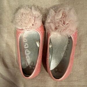 Baby Easter Shoes Sparkle Pink Size 4